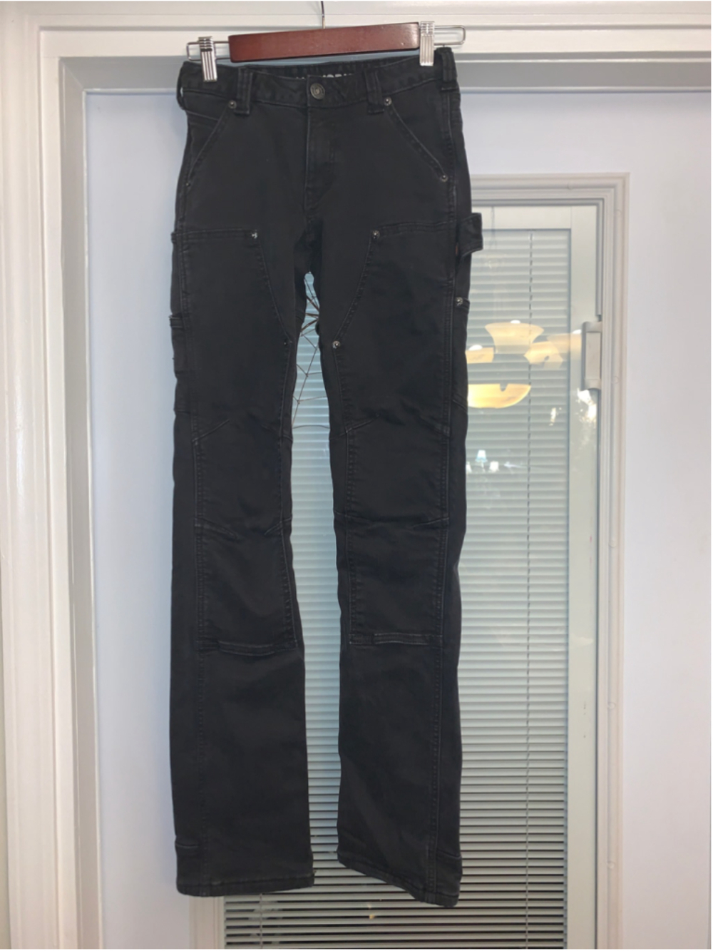 Women's Dovetail Workwear Straight Leg Jeans Size 0 Black